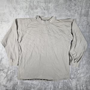 NIKE Y2K Silver Tag Mock Neck Turtleneck Sweatshirt Embroidered Swoosh MEN'S XXL